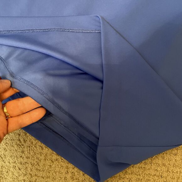 EXPRESS Women’s Size M Royal Blue Halter Dress Polyester Spandex - Picture 5 of 7